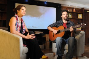 Vanessa da Mata e Maurício Pacheco em ação no programa
