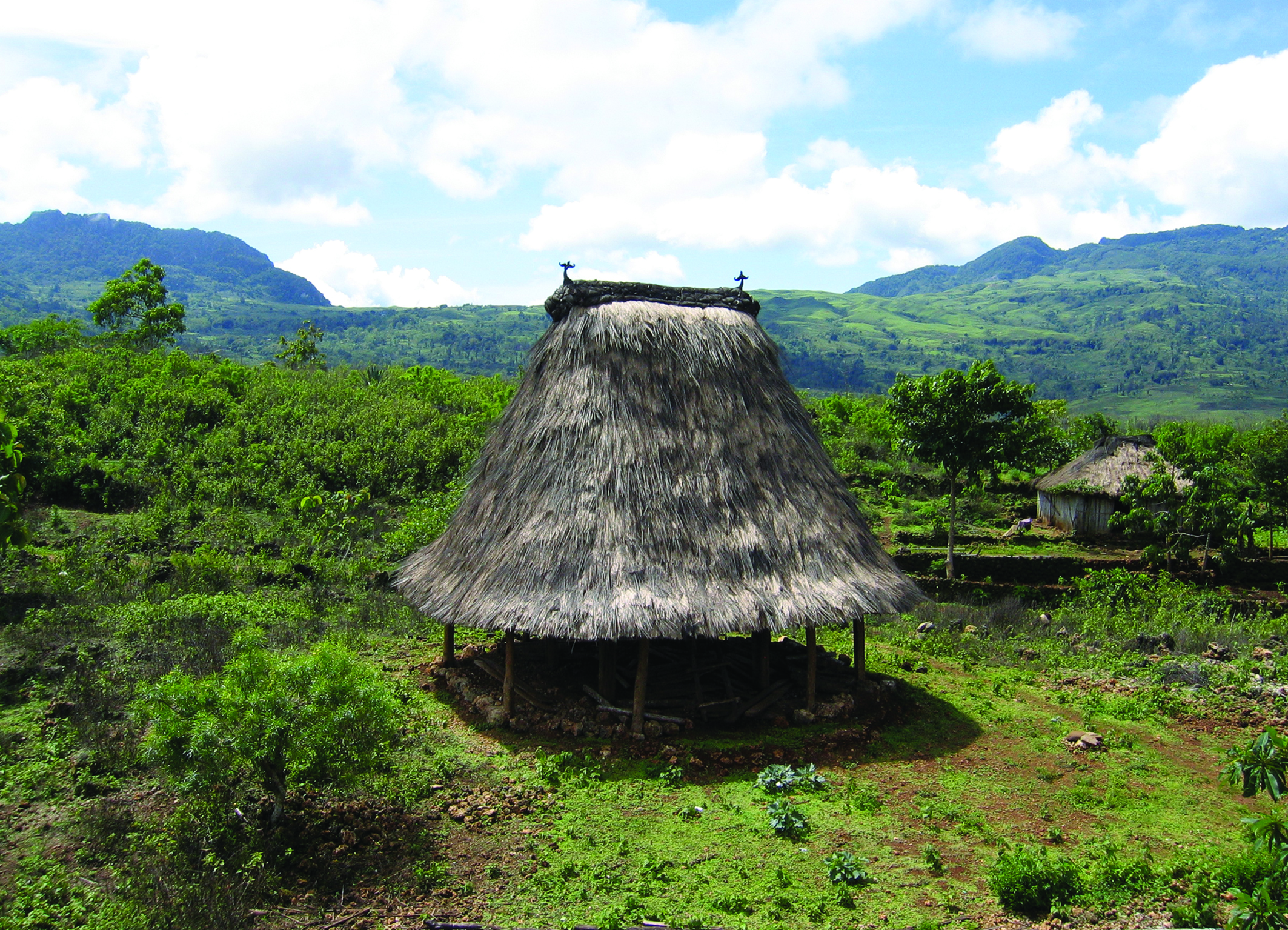 Imagem de Casa Sagrada do Timor Leste - no idioma local, "Uma Lulik"