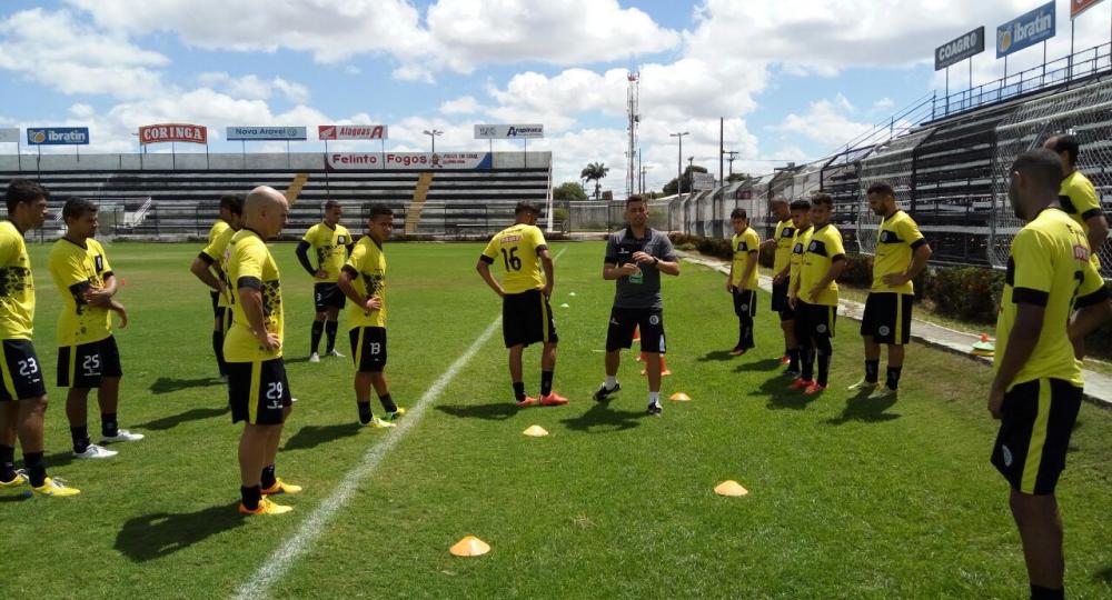 ASA treina para enfrentar Guarani novamente no sábado Foto:ASA/Divulgação