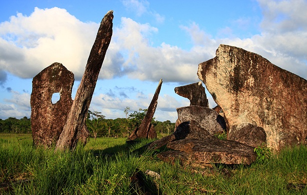 Megálitos formam o Parque Calçoene, no Amapá. Foto: Instituto de Patrimônio Histórico e Artístico Nacional (Iphan).