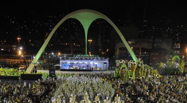 TV Brasil transmite Desfile das Campeãs do RJ direto da Marquês de Sapucaí. Crédito: Tânia Rego/ABr