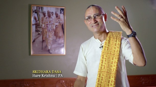 Sridhara Dasa, do Pará, é um dos representantes Hare Krishna na série "Entre o Céu e a Terra"