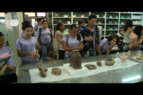 Estudantes de Belém têm acesso aos locais de trabalho dos pesquisadores do museu