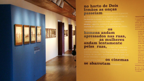 Uma das exposições do museu retrata o Recife da década de 1940