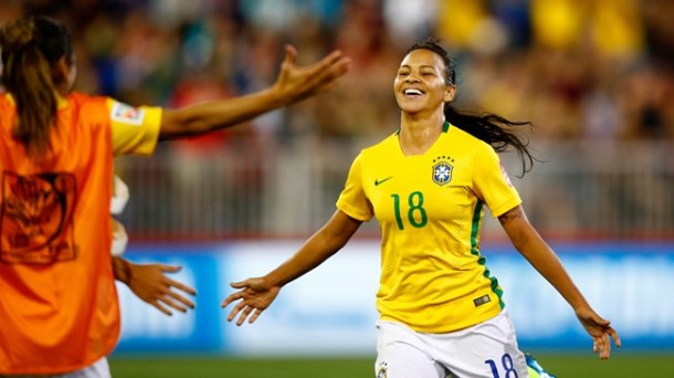 Raquel marcou no último jogo contra a Costa Rica (Fifa: Getty images)