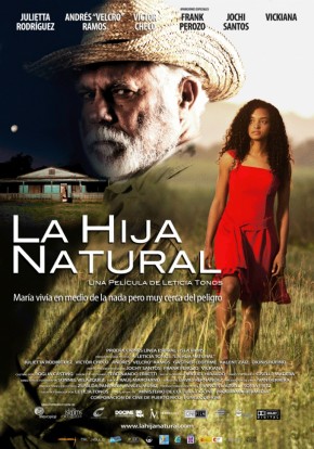 Cartaz do drama dominicano "La hija natural"