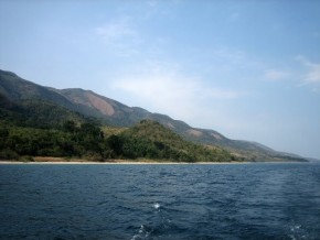 Lago Maláui, na África