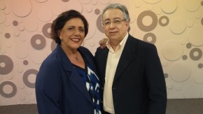 O economista Gilberto Braga e Leda Nagle