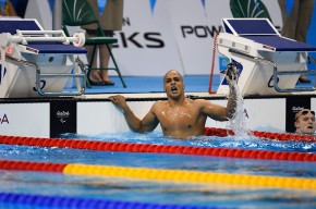 Italo Pereira já ganhou uma medalha de bronze nos 100m nado costas S7. Crédito: Fernando Frazão/Agência Brasil.