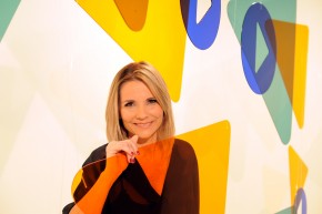 A apresentadora da Curta TV Renata Boldrini