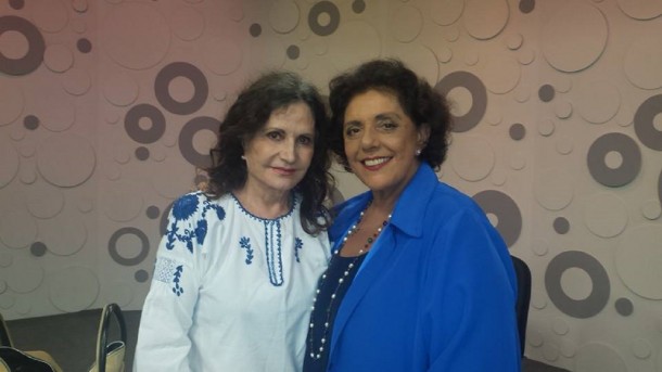 Atriz Rosamaria Murtinho e jornalista Leda Nagle