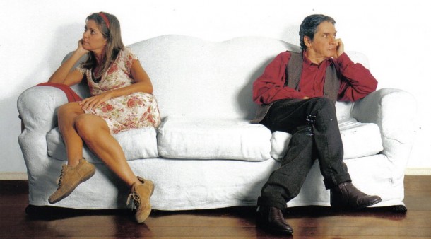 Trama de "Separações" aborda a relação de Glorinha (Priscilla Rosenbaum) e Cabral (Domingos de Oliveira)