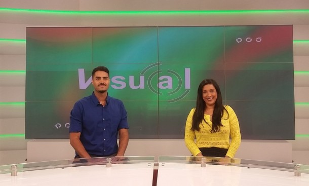 Jhonatas Narciso e  Cláudia Jacob apresentam o Visual da nova bancada do programa