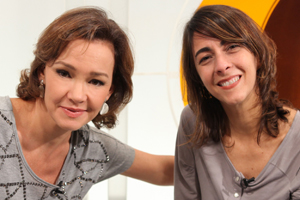 Julia Lemmertz e a diretora, atriz e dramaturga Christiane Jatahy