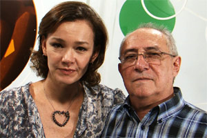 Júlia Lemmertz e Jorge Durán