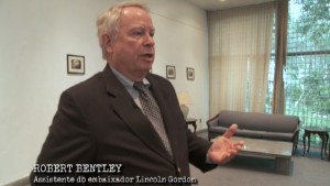 Robert Bentley, assistente de embaixador Lincoln Gordon, dá depoimento exclusivo
