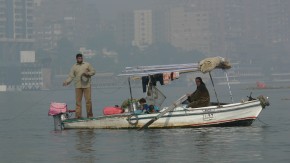 A pesca no rio Cairo