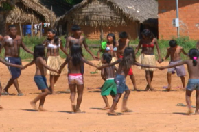 Índios da aldeia Xerente estão se preparando para para os Jogos Mundiais dos Povos Indígenas