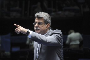 O senador Romero Jucá está no Espaço Público (Foto: Agência Brasil)