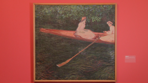 A canoa sobre o Epte -  Claude Monet (1890)