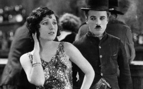 A dançarina interpretada por Georgia Hale com Carlitos, imortalizado por Charlie Chaplin