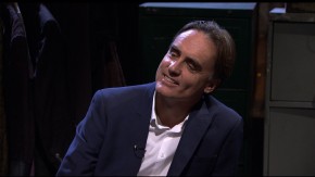 Paul conversa com Aderbal sobre o segundo Fórum Shakespeare no Rio