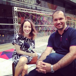 Liliane Reis bate papo com o fundador e curador do Festival Multiplicidade Batman Zavareze