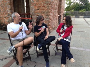 Integrantes da banda Blues Etílicos conversam com Liliane Reis