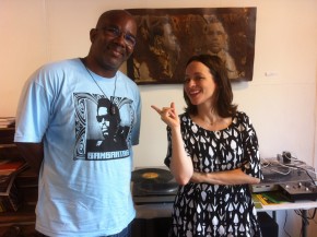 O cineasta Clementino Jr. e Liliane Reis