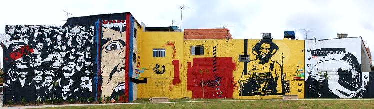 Painel urbano de Daniel Melim em São Bernardo do Campo (2011)
