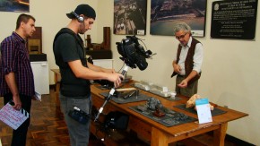 Parte do acervo do museu