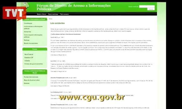 Site da Transparência - www.cgu.gov.br