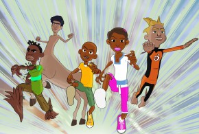Guiga, Ducho, Rudá, Perruge e Manão são os cinco heróis da animação brasileira Jarau