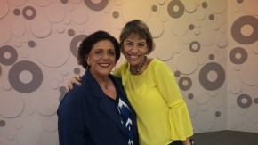 Leda Nagle e a jornalista Luciana Costa Barreto
