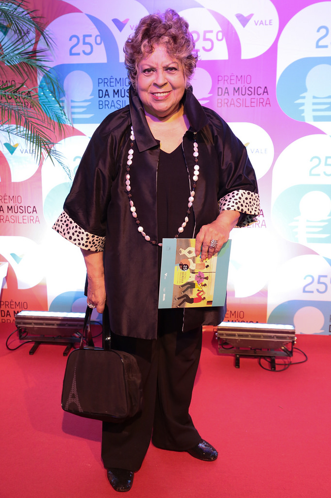 Leny Andrade durante o 25º Prêmio da Música Brasileira no Theatro Municipal