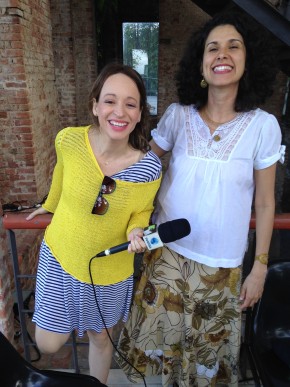 Liliane Reis bate papo com a atriz Luciana Zule