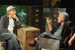 Ator  Mario Vedoya compartilha experiências do teatro argentino em animado bate-papo com Aderbal Freire-Filho