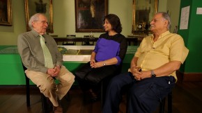 Alberto Dines conversa com os historiadores Isabel Lustosa e Nireu Cavalcanti no Museu Histórico Nacional