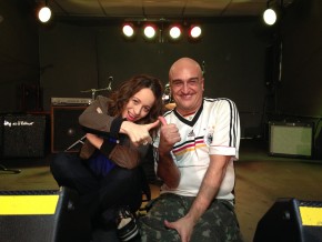 Liliane Reis e Wladimir Palmeira, vocalista da banda Pacto Social