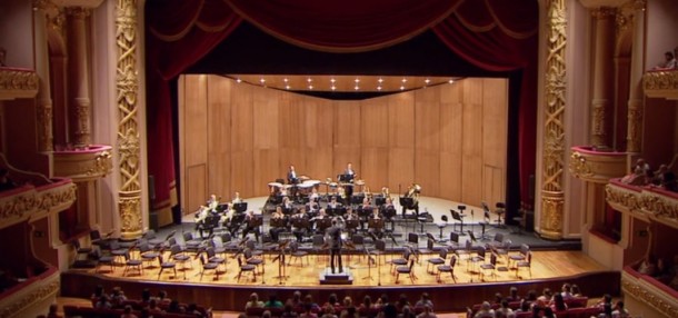 Concerto da Orquestra Petrobras Sinfônica gravado no palco do Theatro Municipal do Rio de Janeiro