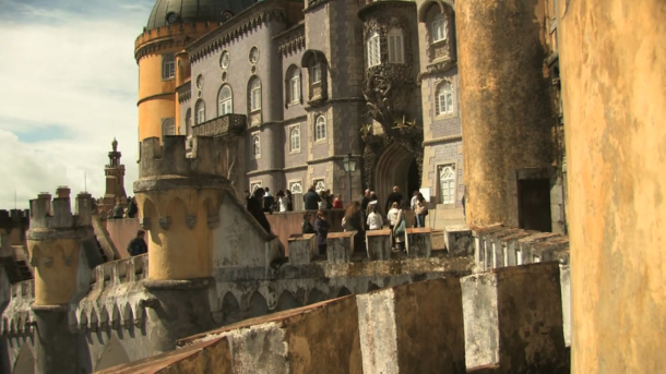 Quadro Mochilão revela as belezas de Sintra, em Portugal