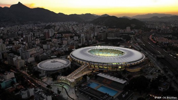 O estádio do Maracanã sofreu mais uma grande obra para a Copa do Mundo