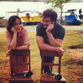 Lili com Renato Linhares