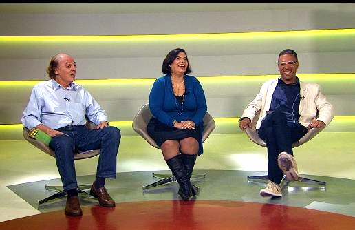 Da esq.: Carlos Alberto Sion, Stella Caymmi e Marielson Carvalho