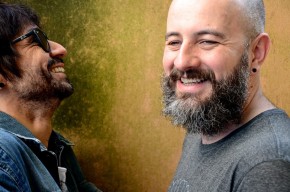 O vocalista Marcello H e o guitarrista Jr Tostoi. Foto: Roberto Marquês